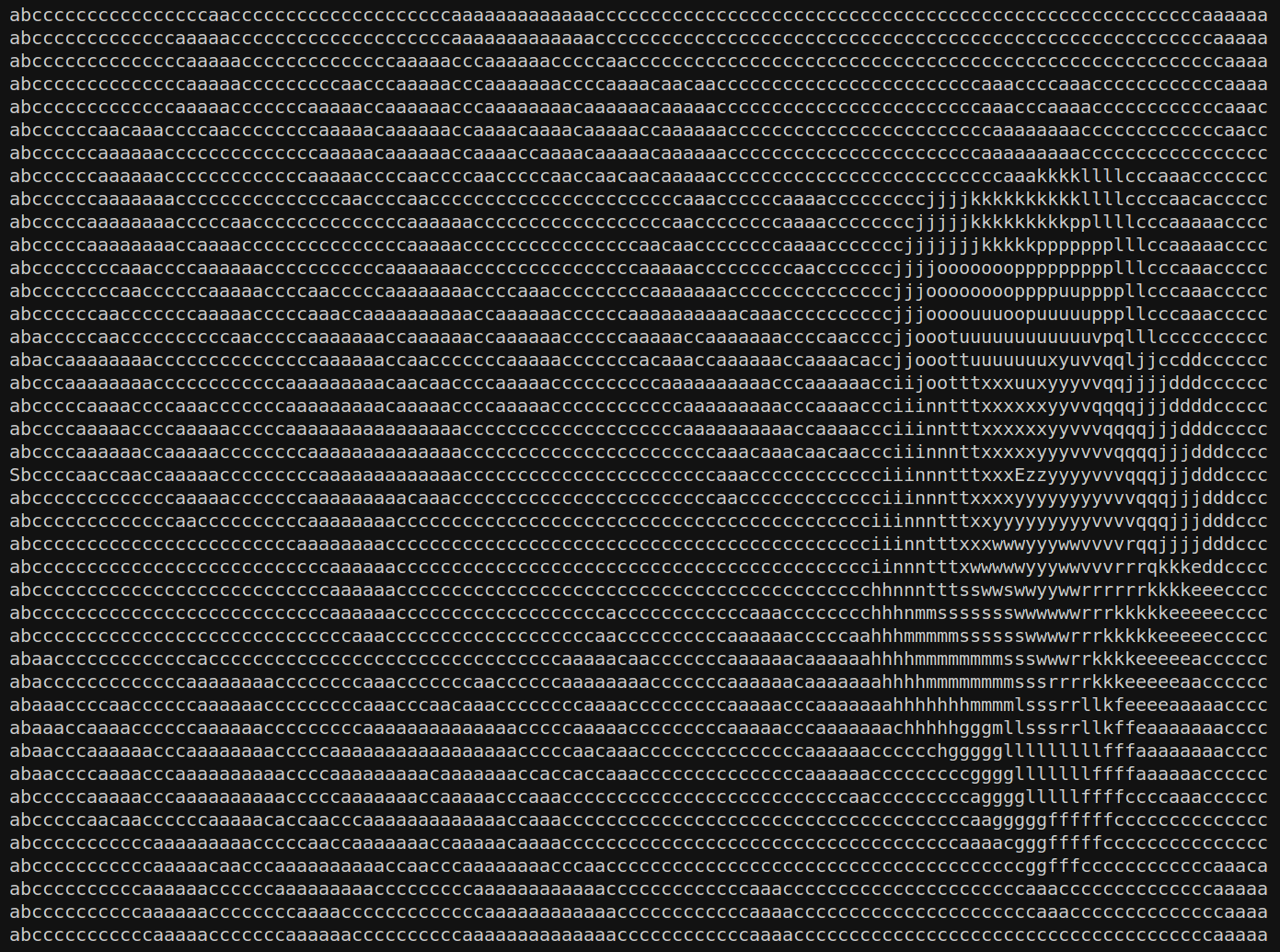 ASCII height diagram of the larger input